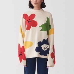 Lazy Oaf Flower Bed Knit Sweater